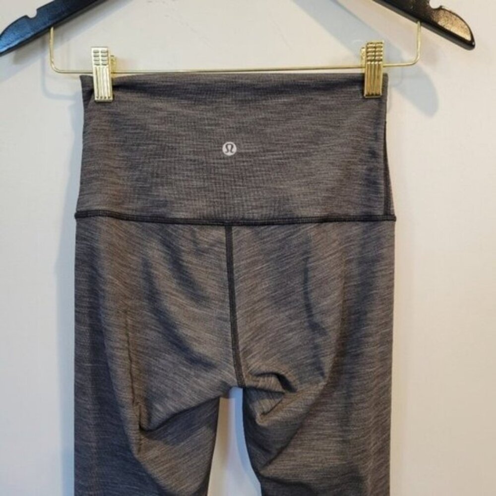 LuluLemon | Space Dye High Waist Legging Charcoal Gray - Picture 3 of 5